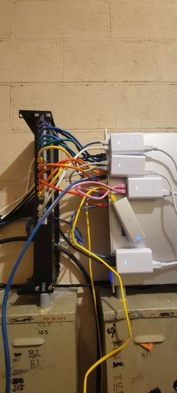 PoE switch & patching